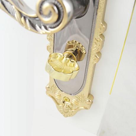 Interior Door Lock / Lock Set / Gold and Black Ni Plating Finish(Available for thickness of door: 35mm to 50mm )  