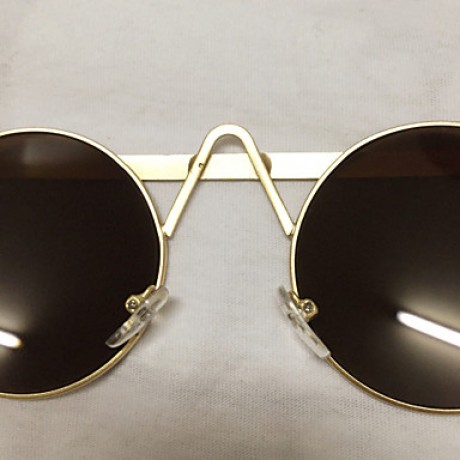 Sunglasses Men / Women / Unisex's Retro/Vintage / Modern / Fashion Round Gold Sunglasses Full-Rim  