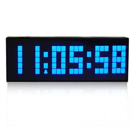 LED Projection Calendar Thermometer Alarms Led Digital Alarm Clock New  