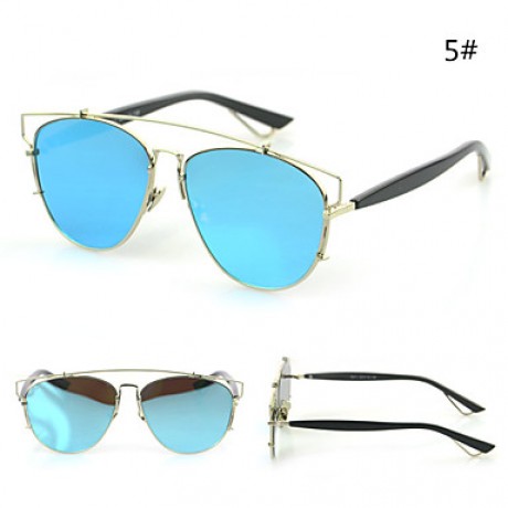 Sunglasses Men / Women / Unisex's Modern / Fashion Browline Silver / Gold Sunglasses Full-Rim  