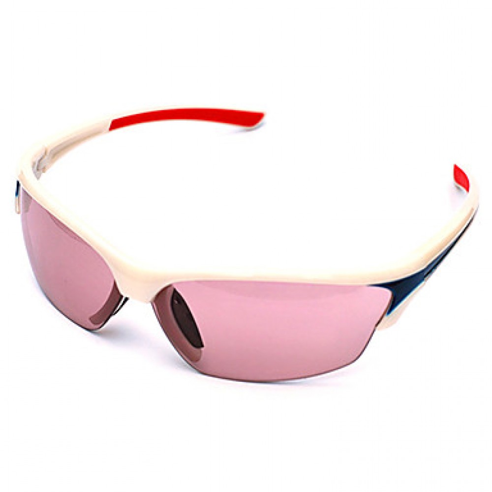 Sunglasses Men / Women / Unisex's Classic / Sports / Fashion / Sunglass Style Rectangle White Cycling Full-Rim  