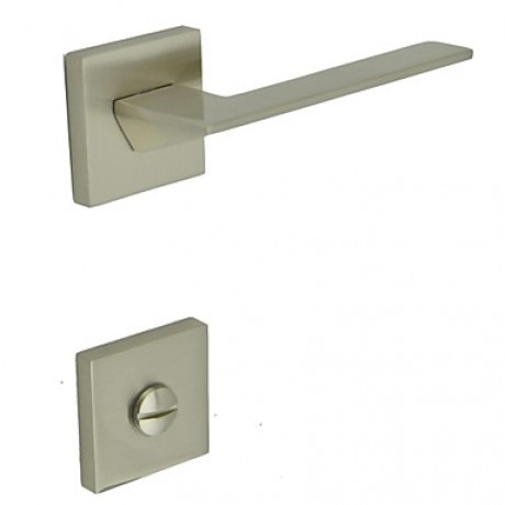 Contemporary Brushed Nickel Alloy Handlesets  