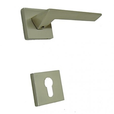 Brushed Nickel Alloy One Set Door Handle  