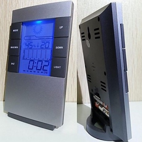 Creative Show Meteorological Multifunction Plastic Alarm Clock  