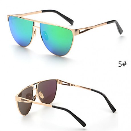 Sunglasses Women's Modern / Fashion Hiking Black / Silver / Gold Sunglasses Full-Rim  