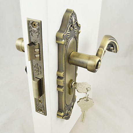 Traditional Antique Brass Zinc Alloy Door Locks  