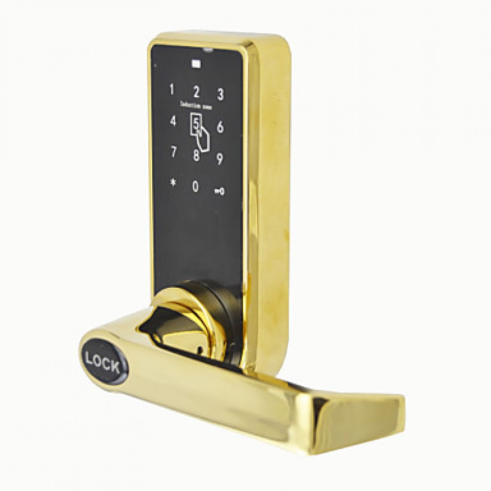 Smart Door Lock,Keyless Code Passward Door Lever Lock in Gold or Brush Nickle Finish  