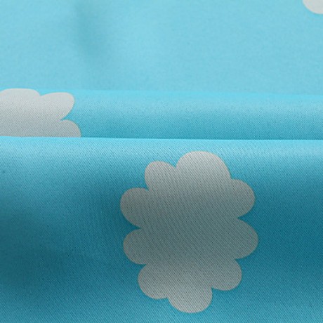 Two Panel European Contracted Cartoon Style Children Room Sitting Room The Bedroom Curtains  