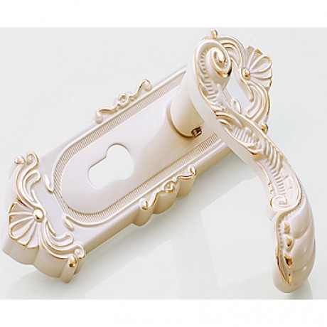 Zinc Alloy Ivory color Room door lock(CX50-6111-9)  